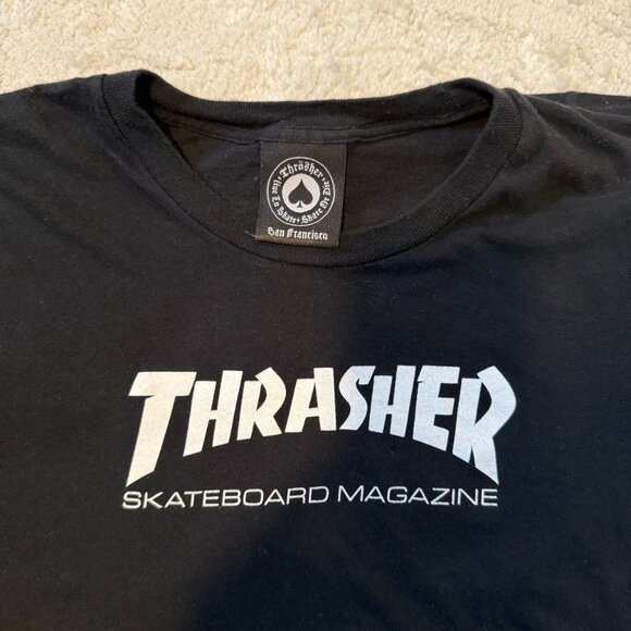 Bundle of Thrasher Women’s T-Shirts + Stickers (Black & Grey) - Picture 5 of 13